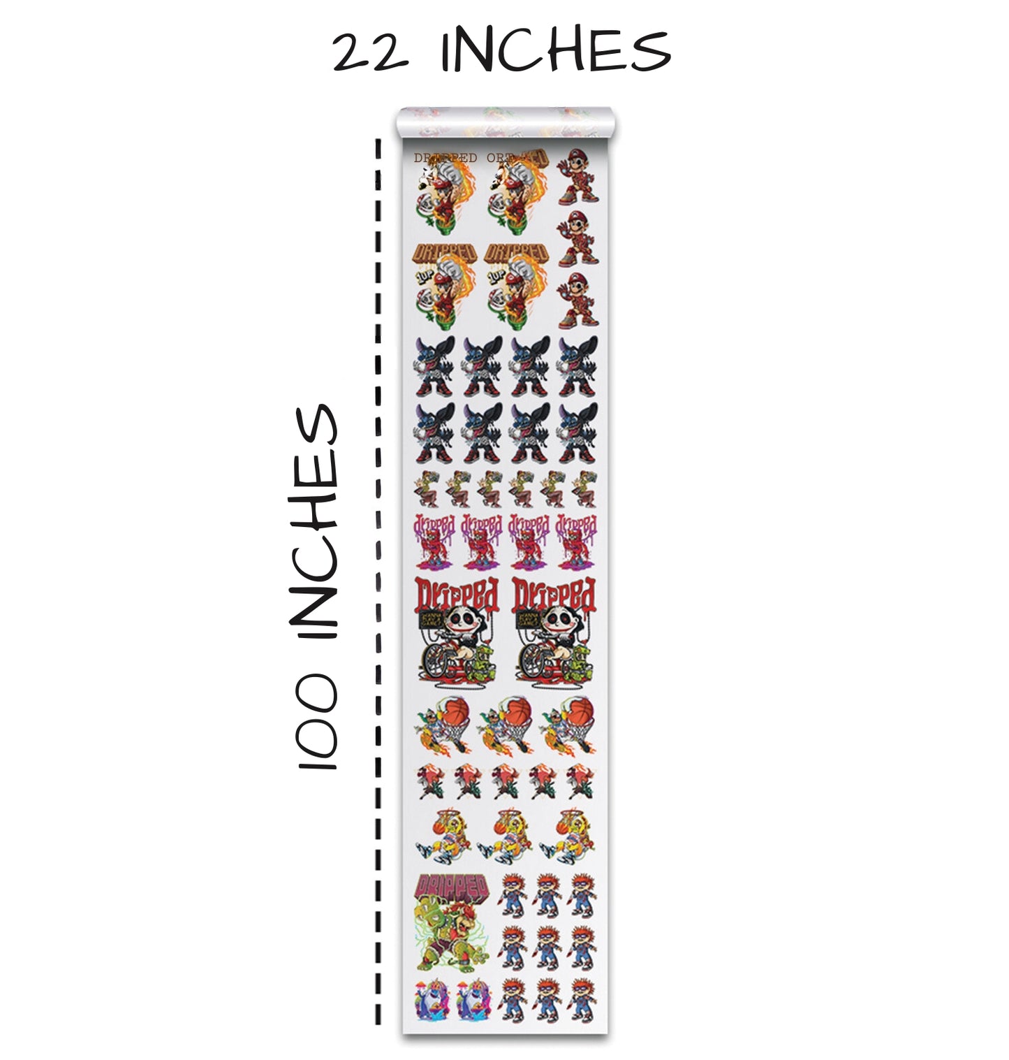 UV DTF Sticker Online Gang Sheet Builder for Hard Surfaces