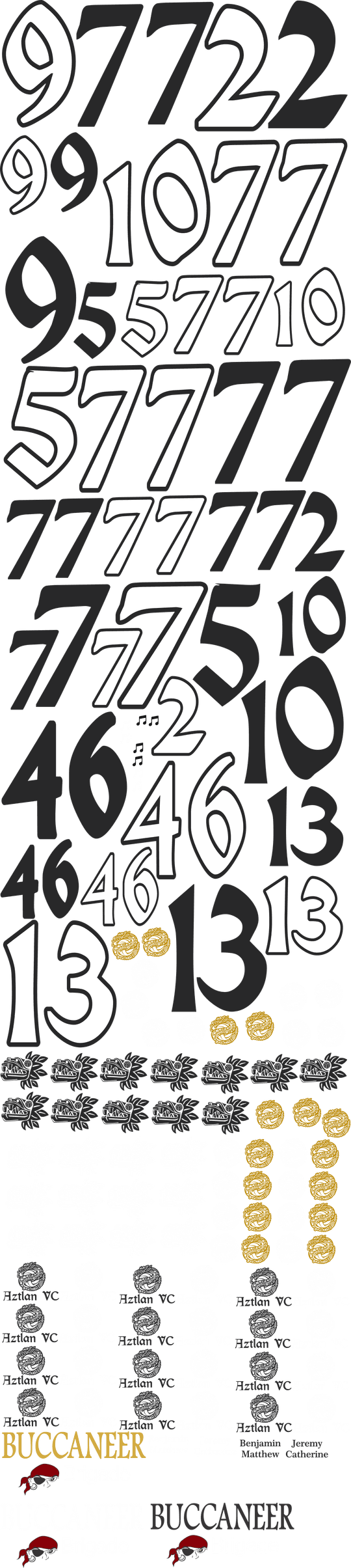 DTF Transfers By Size 2