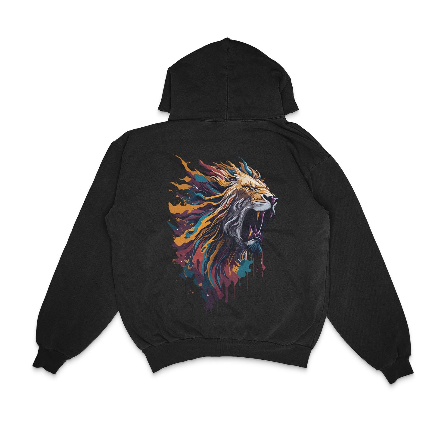 vibrant-abstract-lion-painting_-majestic-roaring-mane-in-blue-&-colors - Back
