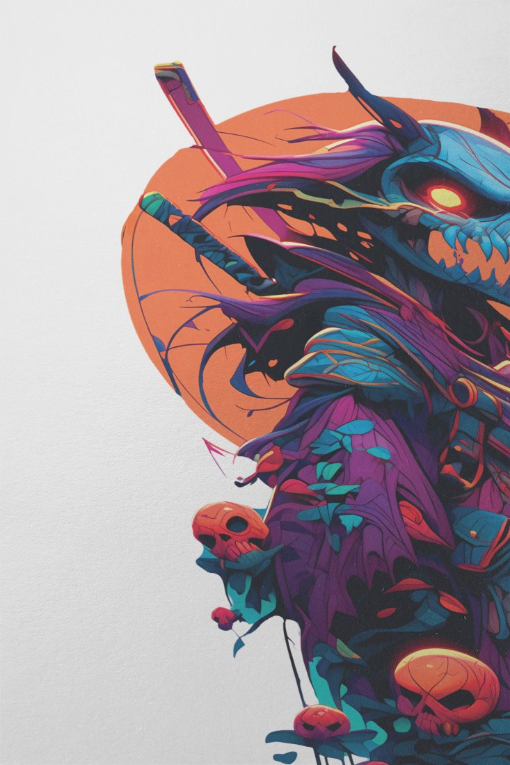 colorful-samurai-warrior-back