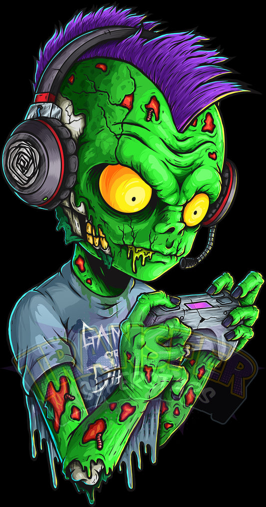 Procreate DTF Zombie Gamer Tutorial: Easy Steps (2024)