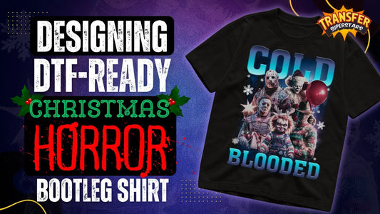 Mastering the Vintage Look: DTF Christmas Bootleg Shirt Tutorial