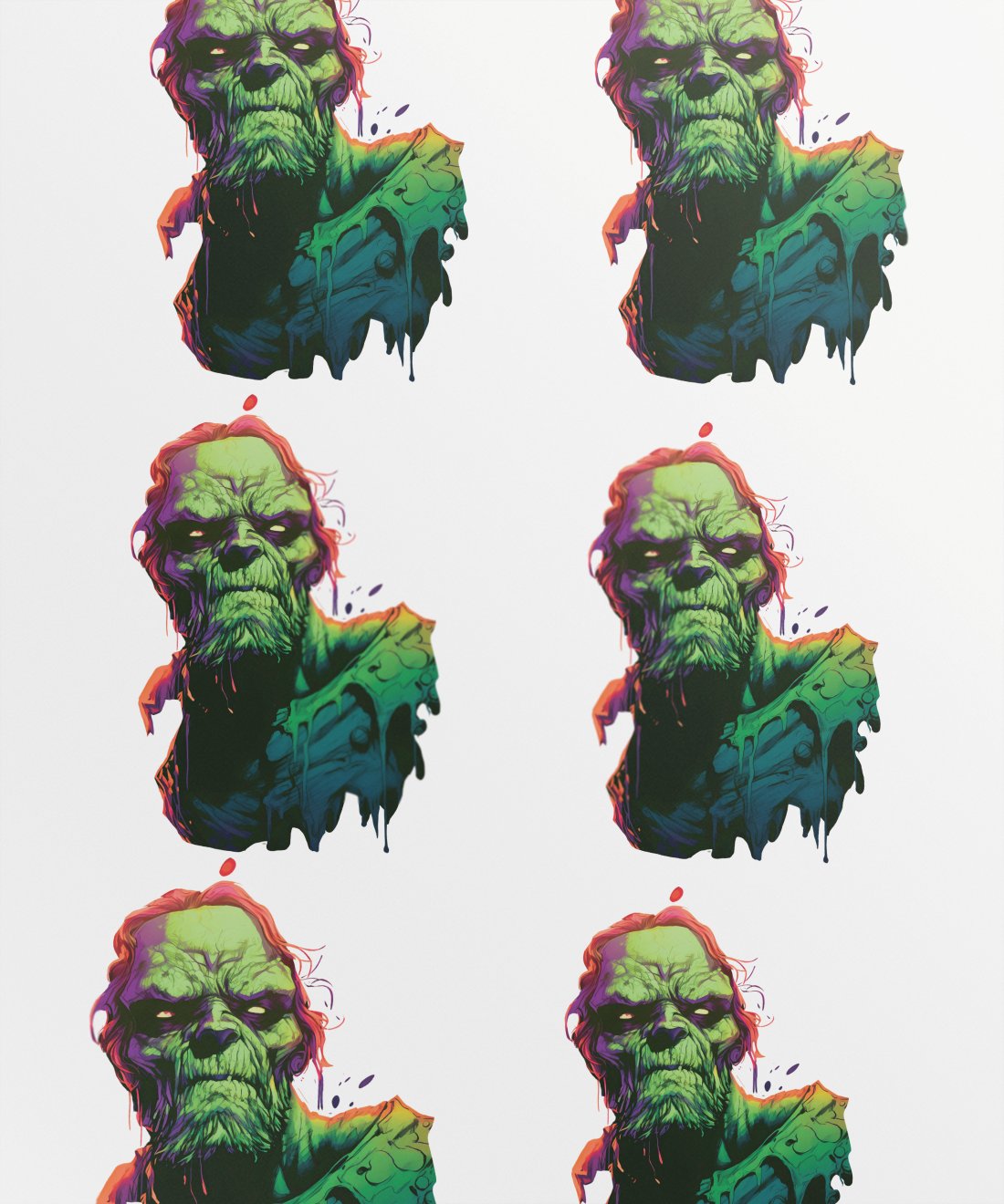 zombie-with-a-beard-colorful-and-terrifying-cartoon-monster - Image 1