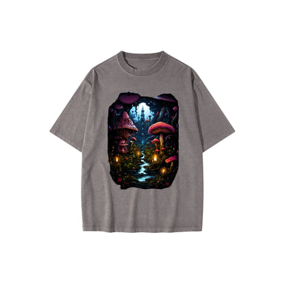 neon mushroom kingdom_ dark waters and abundant fungi_MVT1o4 - Front