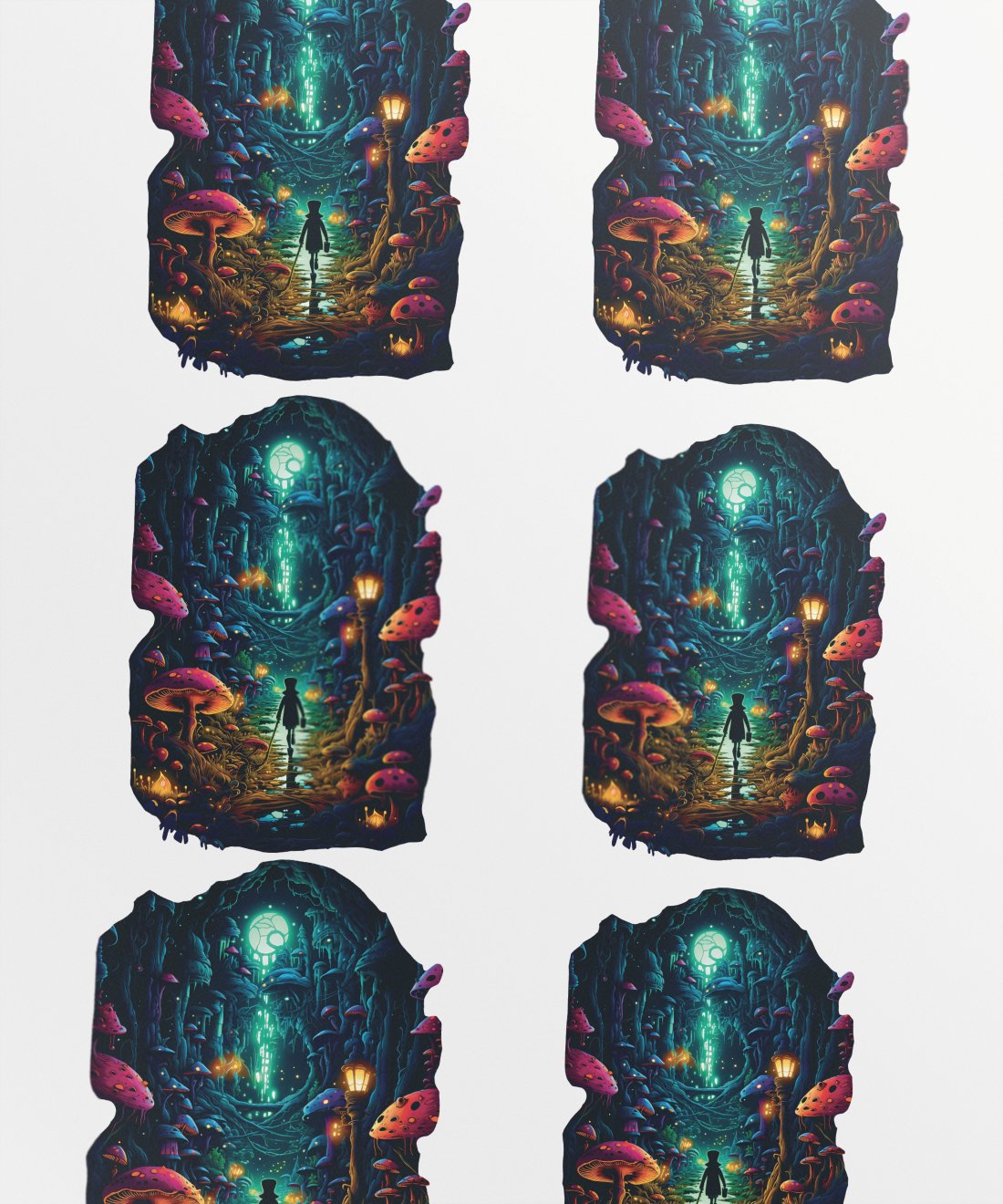 psychedelic-mushroom-journey_-a-whimsical-adventure-through-a-colorful-forest - Image 1