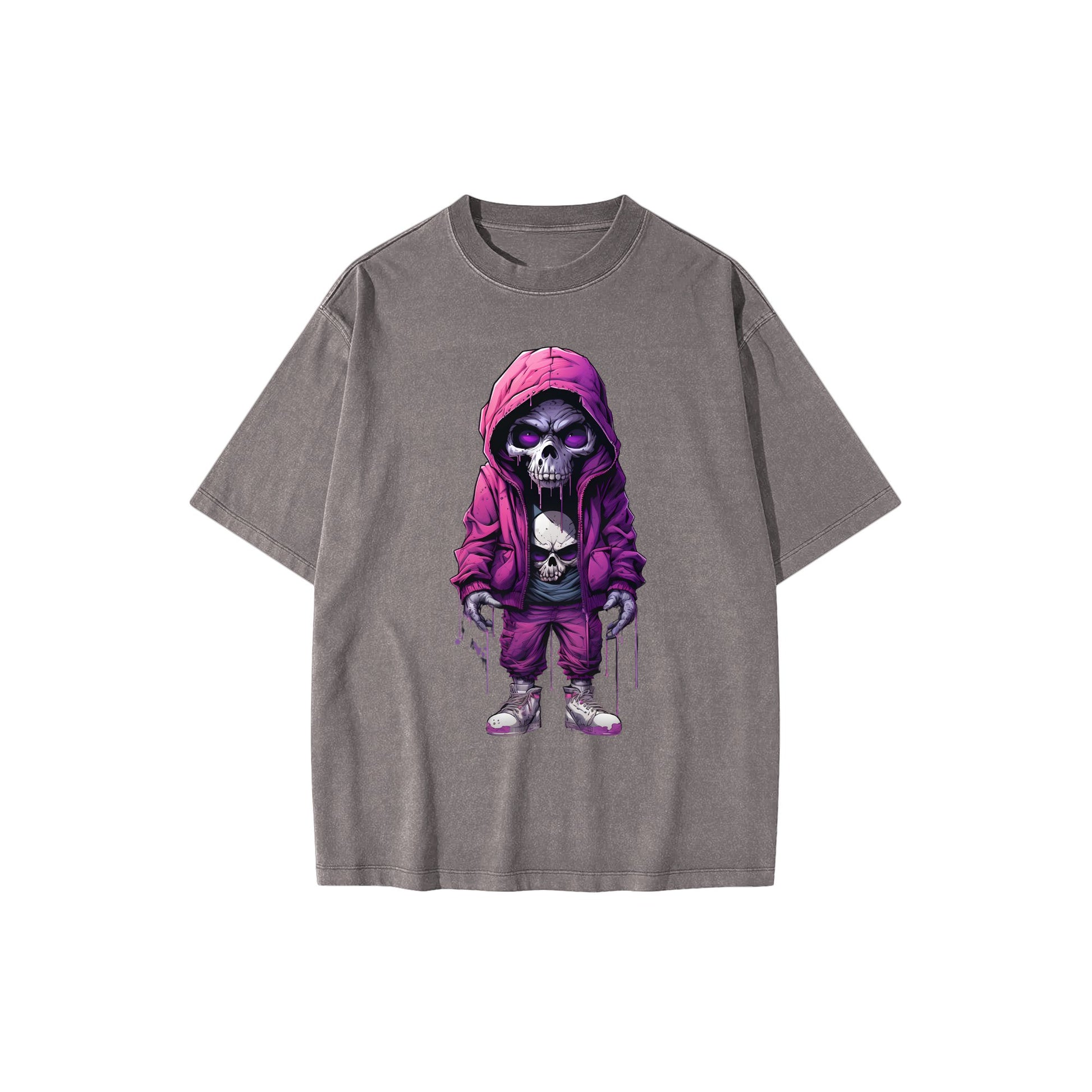 hypebeast streetboy skull hoodie outfit and jacket_zeQkGl - Front