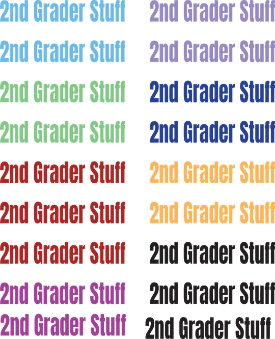 DTF Transfers By Size 7