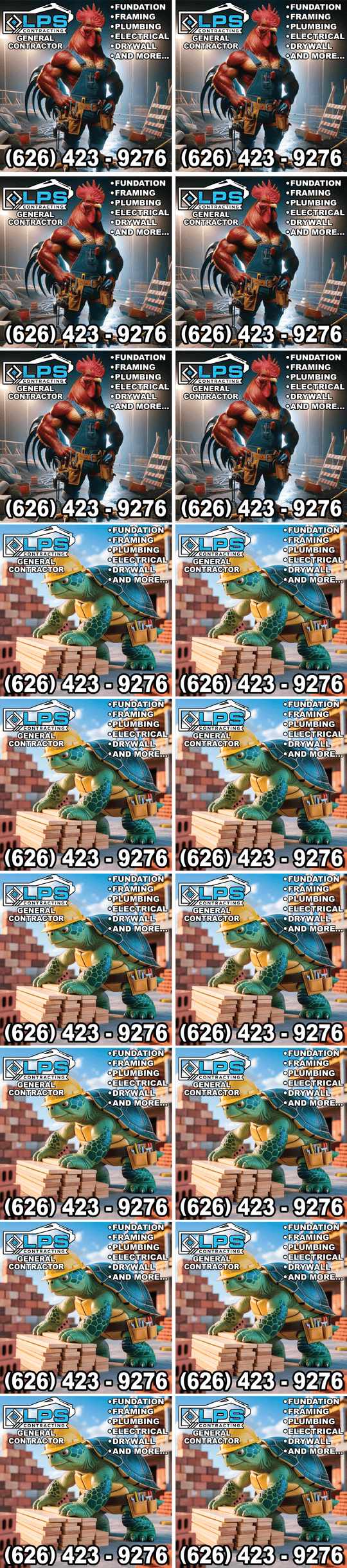 DTF Transfers By Size 2
