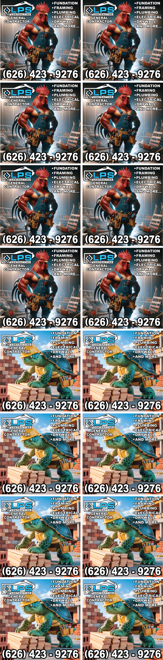 DTF Transfers By Size 2