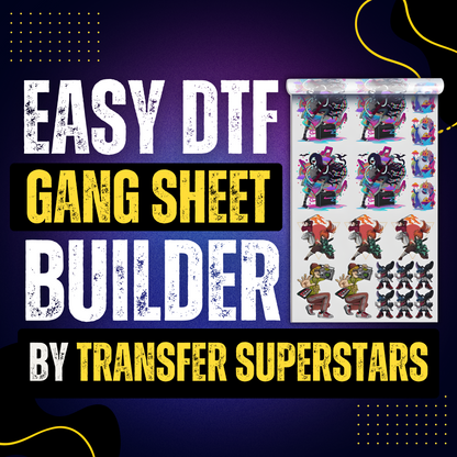 DTF Transfer Online Gang Sheet Builder PRO For Clothing